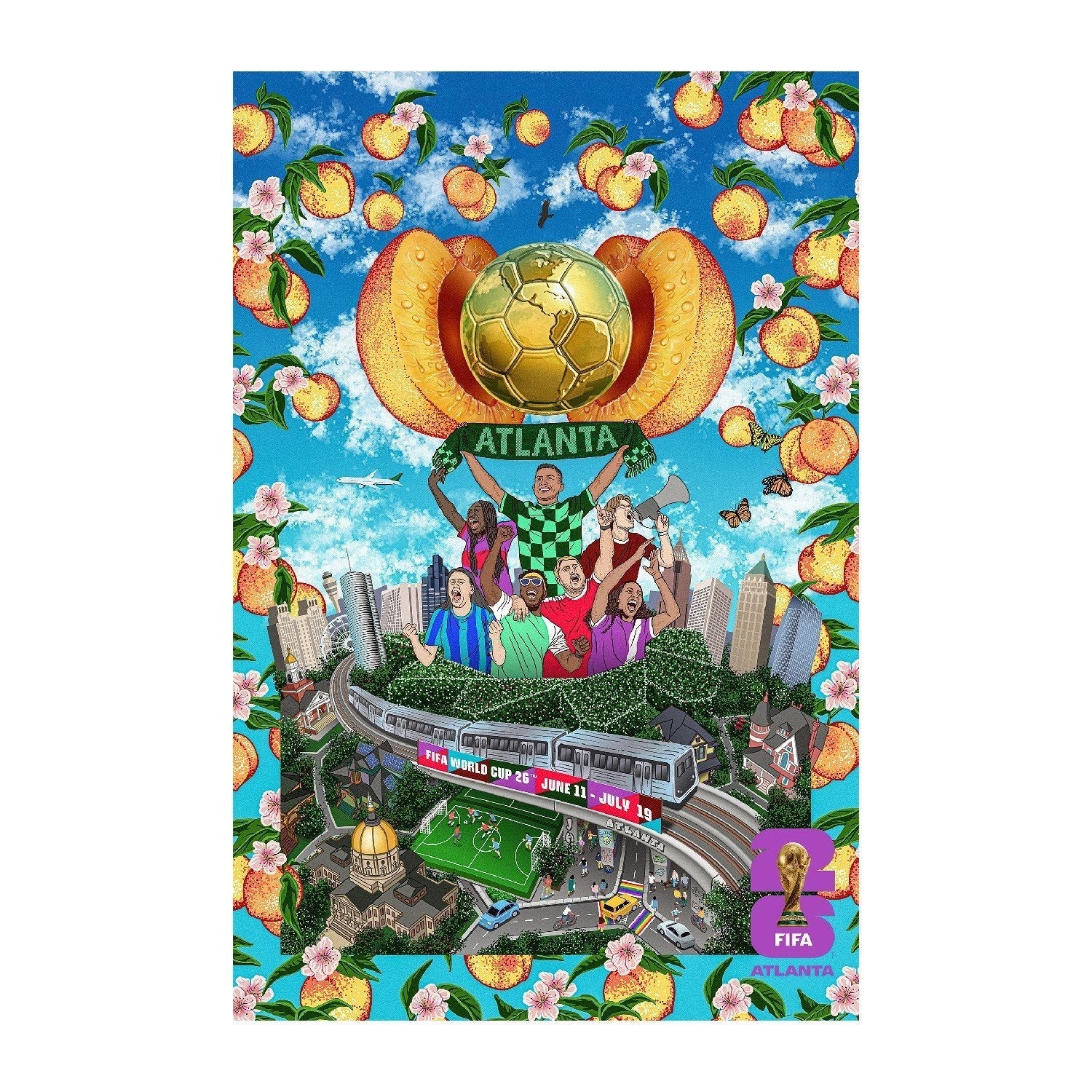 FIFA World Cup 2026™ Atlanta Host City Poster
